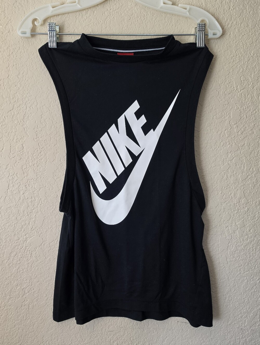 Nike Black Graphic Muscle Tank Top Size XS